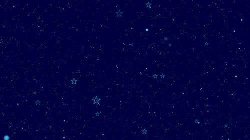 Flying Stars and Particles Cosmic Background Loop