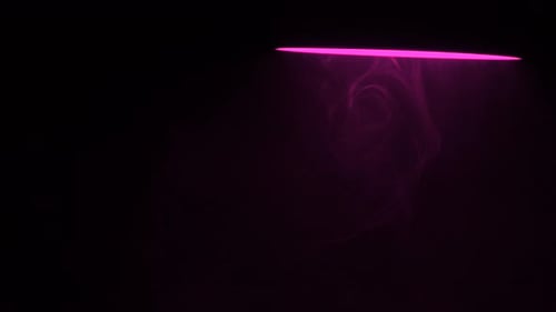 Ambience Light Pink Smoke on Black Background