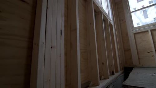 Wood Framing Construction Interior Residential Home