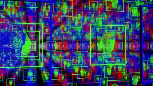 3D Color Wire Face Database Iot