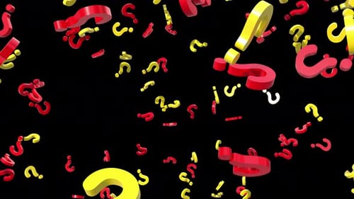 Question Mark Blast 4k