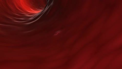 Red blood cell 3d animation design