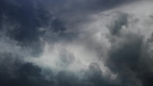 Ominous Clouds Swirling in the Sky