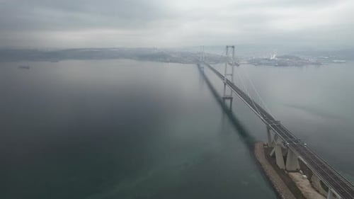 Luftaufnahme Hängebrücke