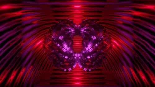 Kaleidoscope 3 Red Blue Loop Hd