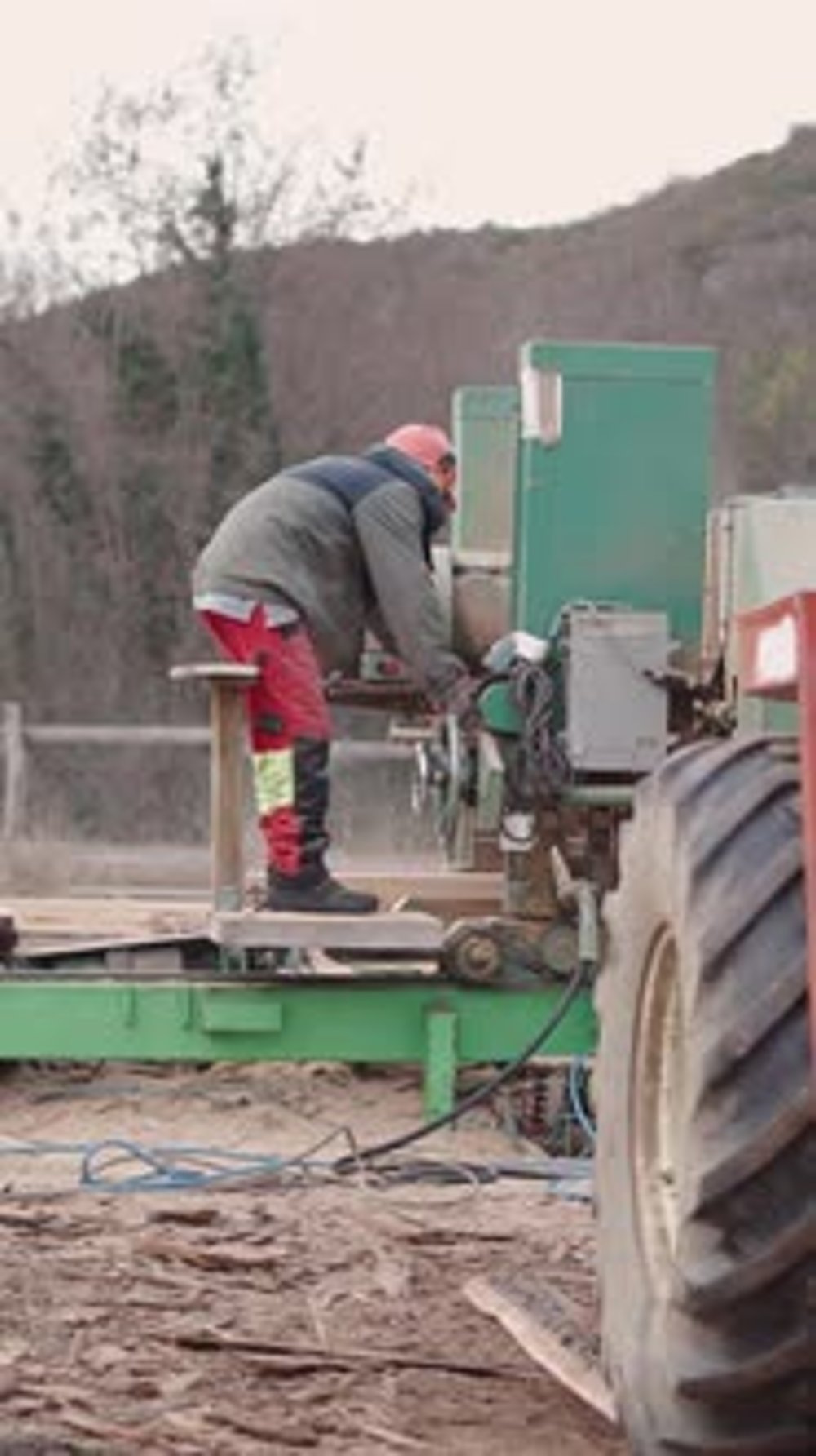 Man Working on Machine in Rural Setting, People Stock Footage ft ...