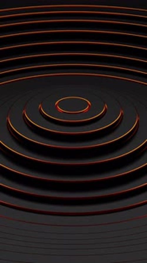 Black background with red and yellow circle and black background with red and yellow circle. Vertica