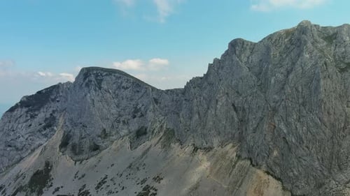 Paysage aérien de la montagne de Durmitor