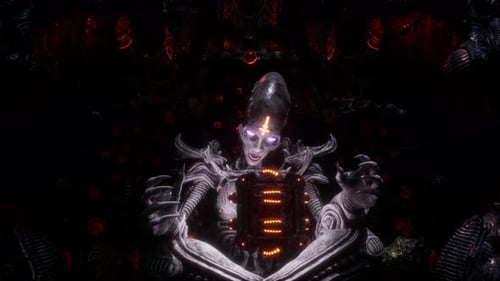 Biomechanical Girl VJ Loop