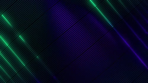 Abstract Neon Glowing Diagonal Lines Animated Background