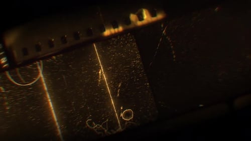 Sepia Looping Film Effect Wipe