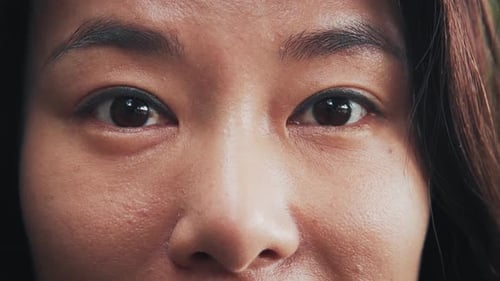 Eye Close Up of Female Face