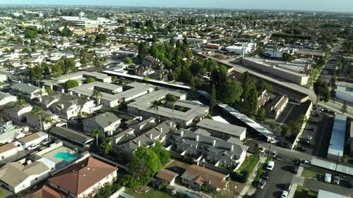 Neighborhood in Cypress, California in Orange County
