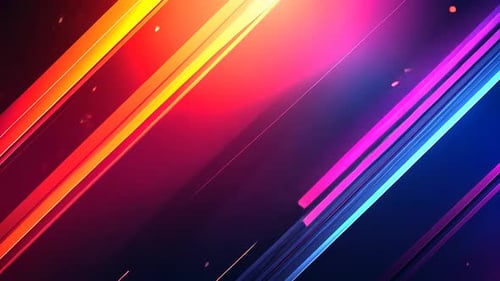 Vibrant diagonal lines in bold colors