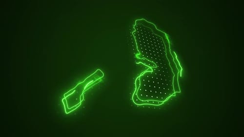Neon Green Human Lungs Outline for Medical and Science Projects