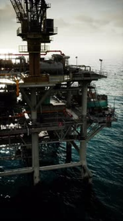 Ocean Oil Rig