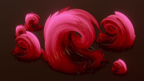 Spiral Wave 3d Abstract Element