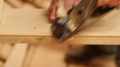 Boat building Creating a chamfered edge on wood plank