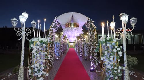 beautiful wedding restaurant called Visol Uzbekistan