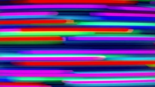 Abstract Colorful Neon Light Trails Motion Blur Background