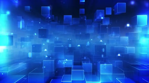 Blue Corporate Background Loop