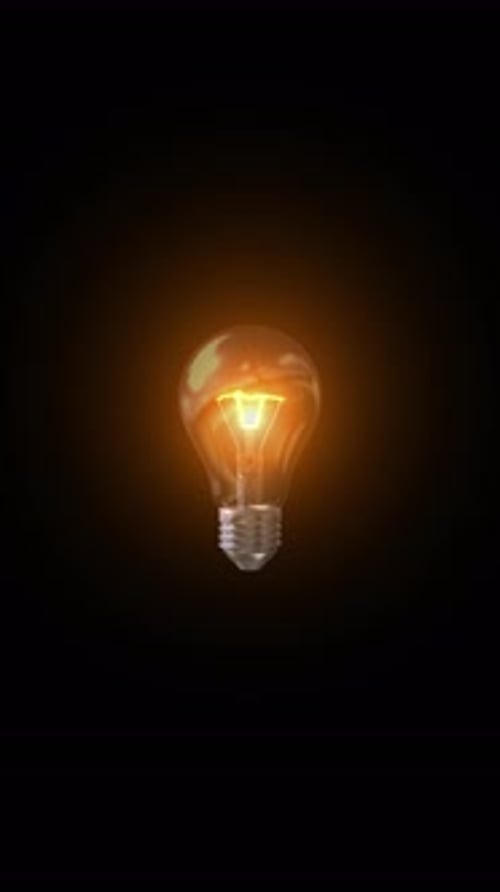Electric Light Bulb Bright Polygonal Connections Background Technology Growth Digital Innovation
