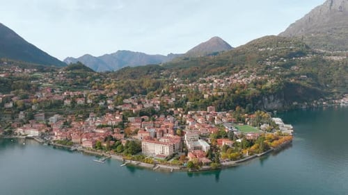 Menaggio City on Como Lake in Italy