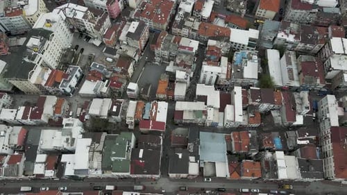 Aerial view of Istanbul downtown, Turkey.