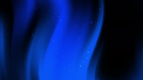 Abstract Blue Light Waves and Particles Background