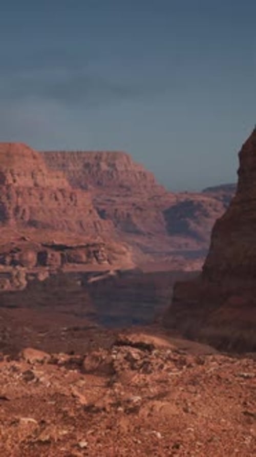 Aerial Scenic Panorama of Rocky Mountainpeaks
