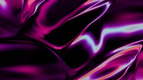 Liquid Metallic Purple Abstract Background