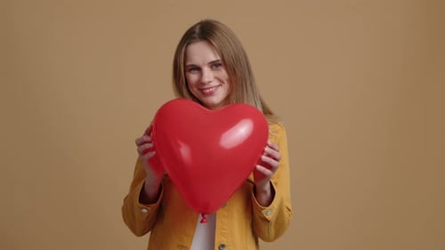 Closeup View of Happy Girl Looking Cheerful and Joyous