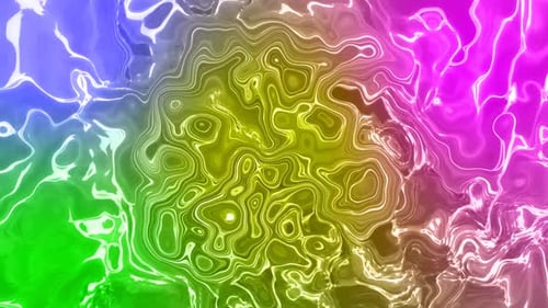 Abstract liquid animated background, Colorful marble liquid waves animation. Vd 671