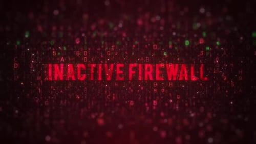 Digital Data Code Flow Animation Background