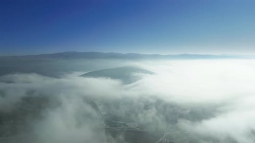 Natural Clouds And City Landscape