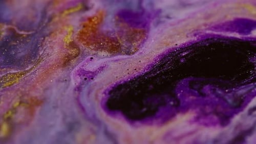 Blur Glowing Glitter Fluid Mix Shimmer Flow Marble