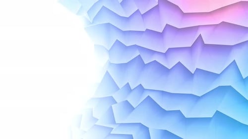 Abstract Geometric Polygon Wave Background Animation