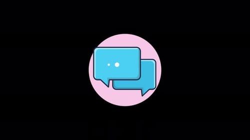 Animated Typing Chat Bubbles Icon