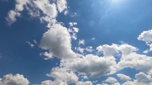 Quick transformation of beautiful clouds in the skies. Grey clouds accumulation timelapse.