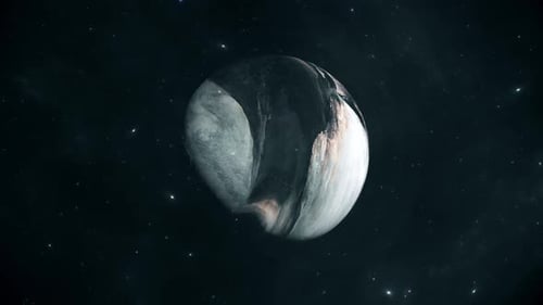 Abstract Planet Rotating in Deep Space