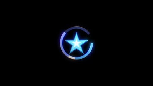 Star Button Icon Sting 01