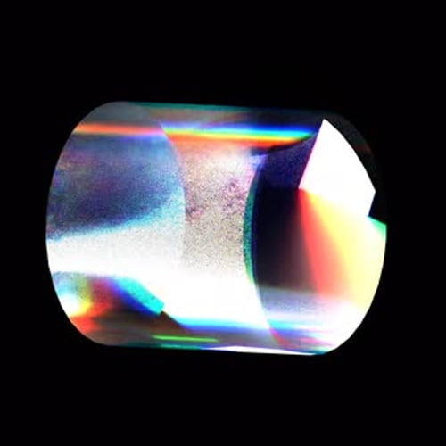 Digital Glitch Rotating Cylinder Transition