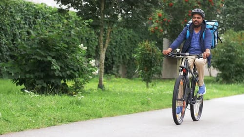 Happy Food Courier à vélo