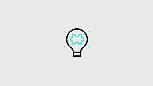 Animated Line Icons Revealing Business and Technology Concepts