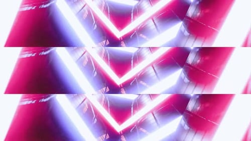 Futuristic Light Vortex Background Video