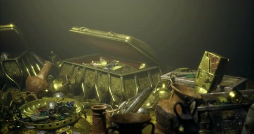 De l'or et des artefacts découverts dans les coffres au trésor sous-marins d'un site historique