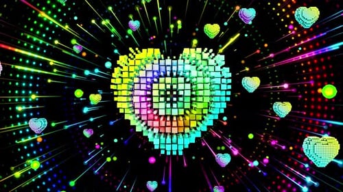 Pixel Hearts