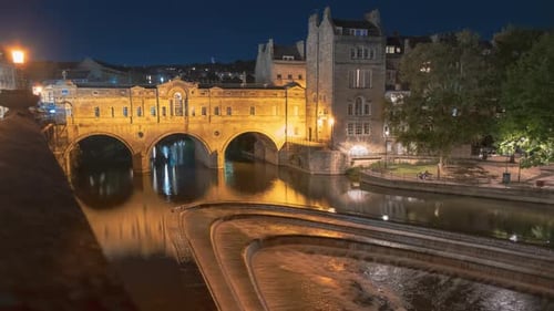 Pulteney Bridge, Bath, Somerset, England, UK