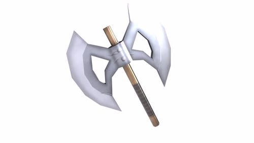 Short Axe 3d weapon rotating loop