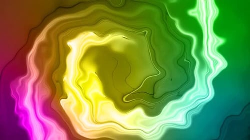 Dynamic Abstract Fluid Rainbow Background
